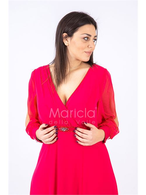 abito manica lunga PAOLA FORTI | PF607FUXIA